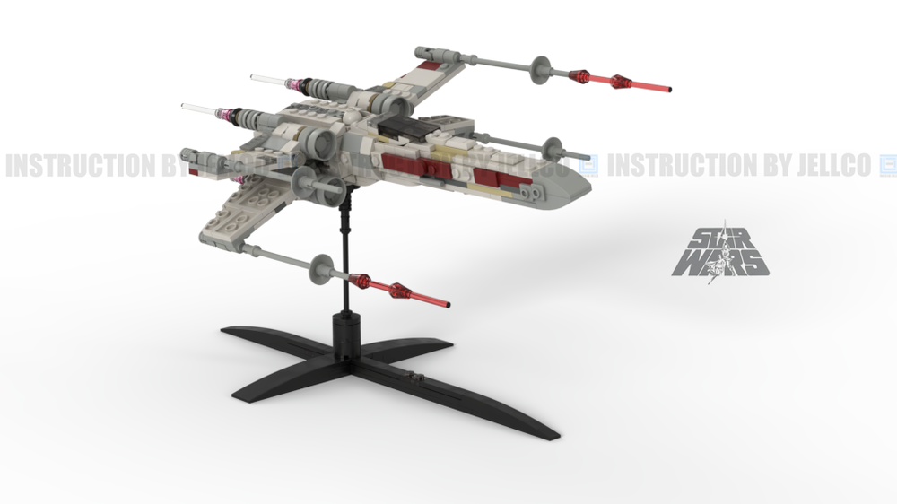 Lego Small Size T-65B XW starfighter : Redesigned Version