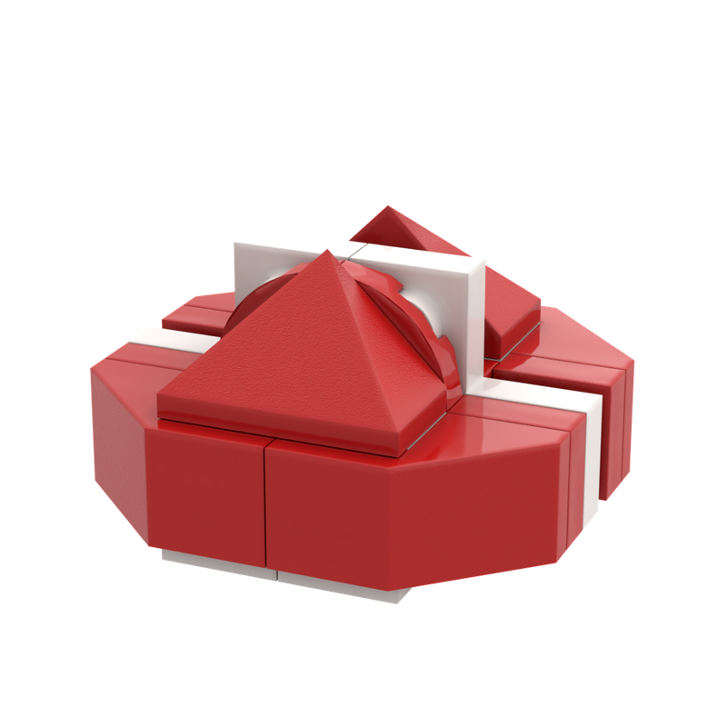 Lego Christmas card stand