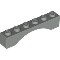 Lego Brick Arch 1 x 6 / Light Gray