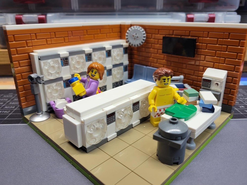 Lego Bricksculpt Laundromat