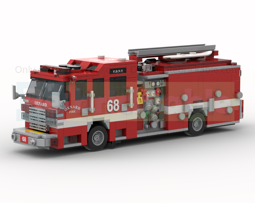 Lego 2019 Pierce Arrow XT Fire Engine Oxnard FD