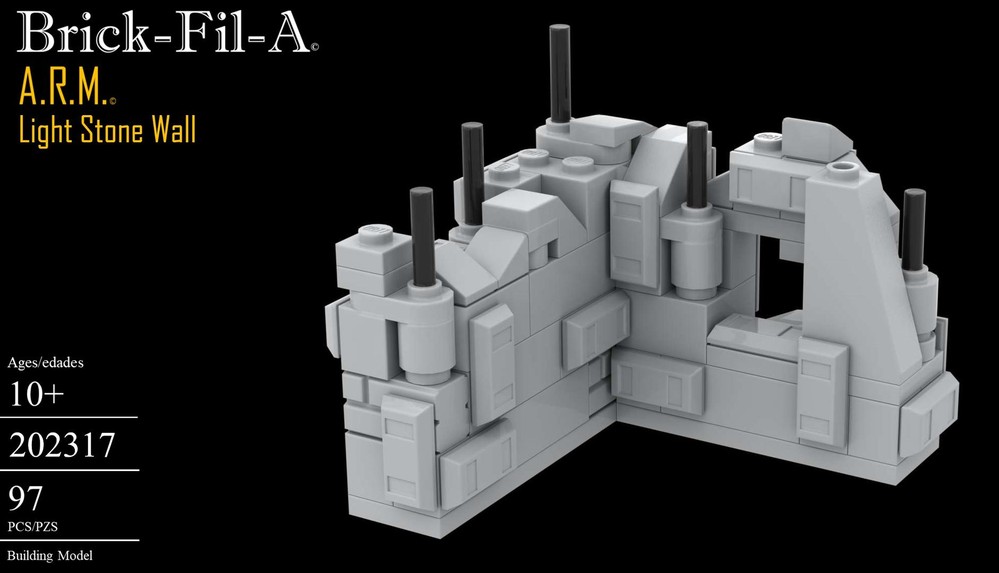Lego Light Grey Wall