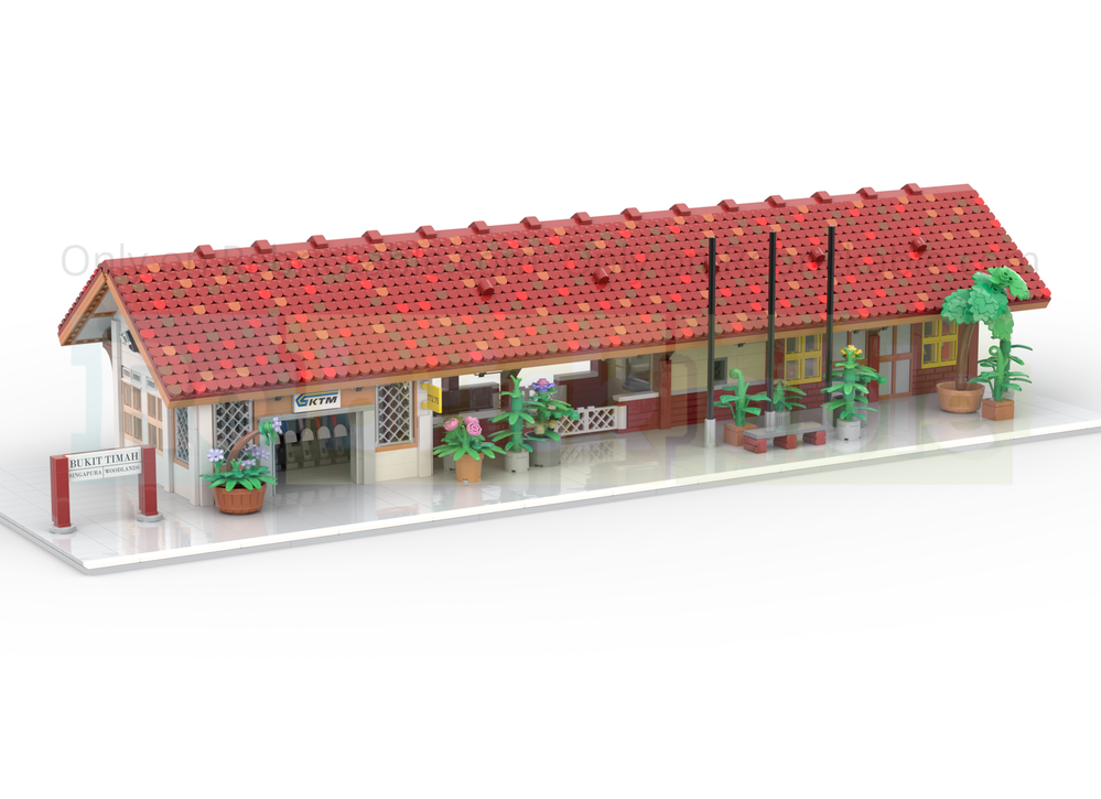 Lego Singapore Bukit Timah Railway Station