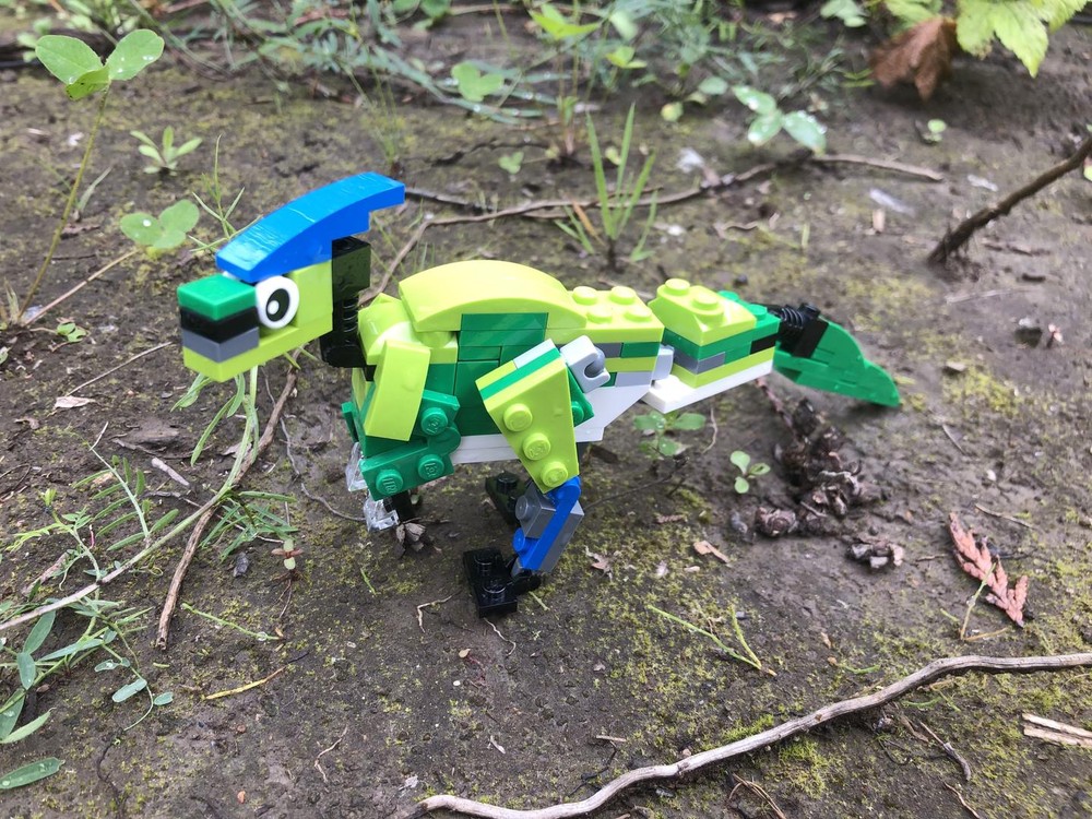 Lego young parasaurolophus