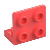 Lego Bracket 1 x 2 - 2 x 2 Inverted / Coral