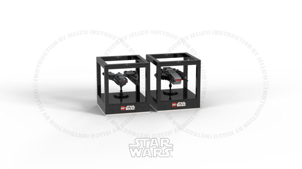 Lego Micro T.I.E fighters Desktop Cube Series IV