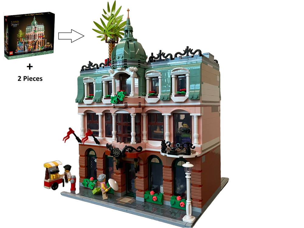 Lego Boutique Art Hotel Modular Alternate build of 10297
