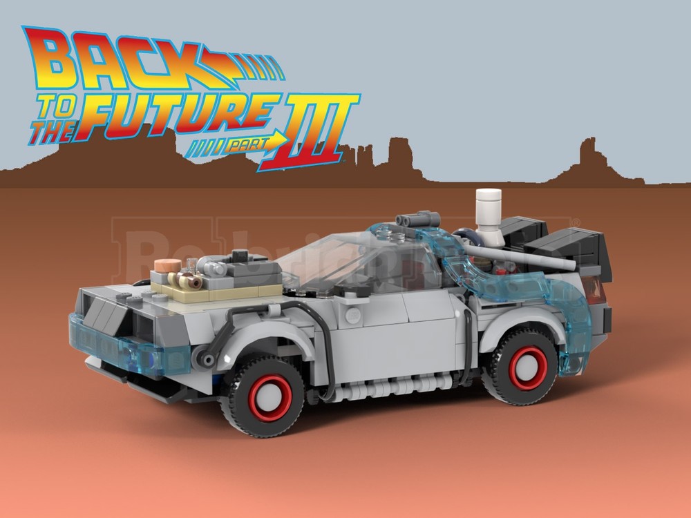 Lego BTTF 3 - Desert DeLorean (mod for 77256)