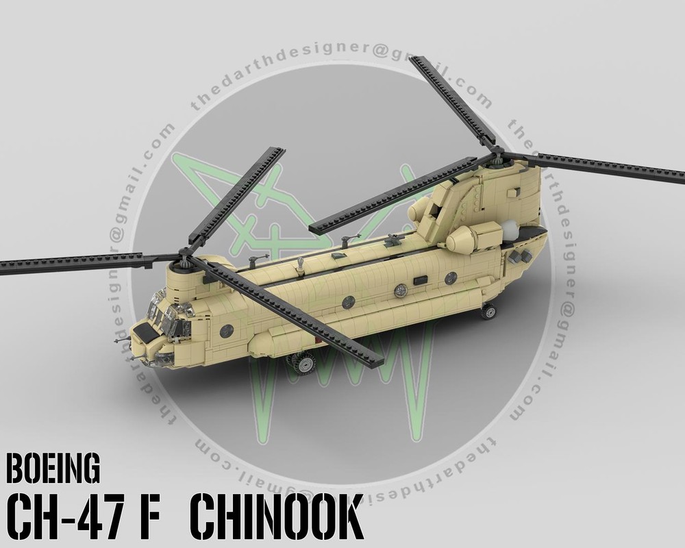Lego Boeing | CH-47 F CHINOOK - 1:35 Scale