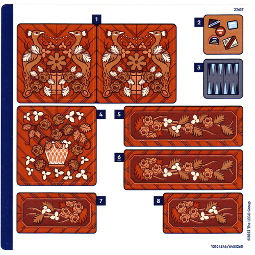 Lego Sticker Sheet 1 for Set 21344-1