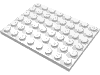 Lego Plate 6 x 8 with Waffle Bottom