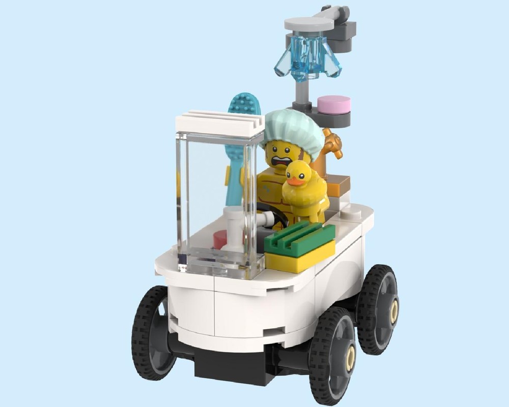 Lego Bathtub soapbox car