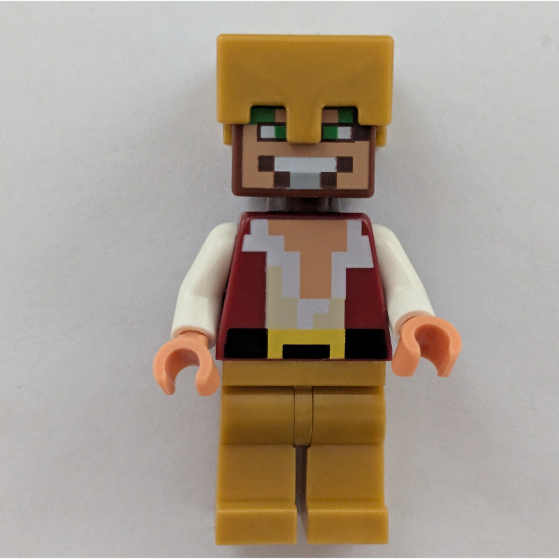 Lego Minecraft Hero, Gold Helmet