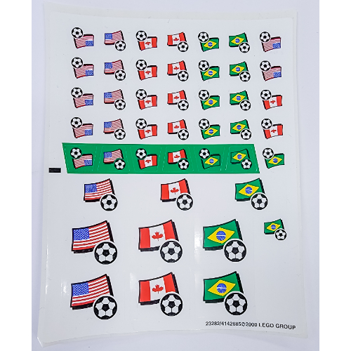 Lego Sticker Sheet 2 for Set 3411-1