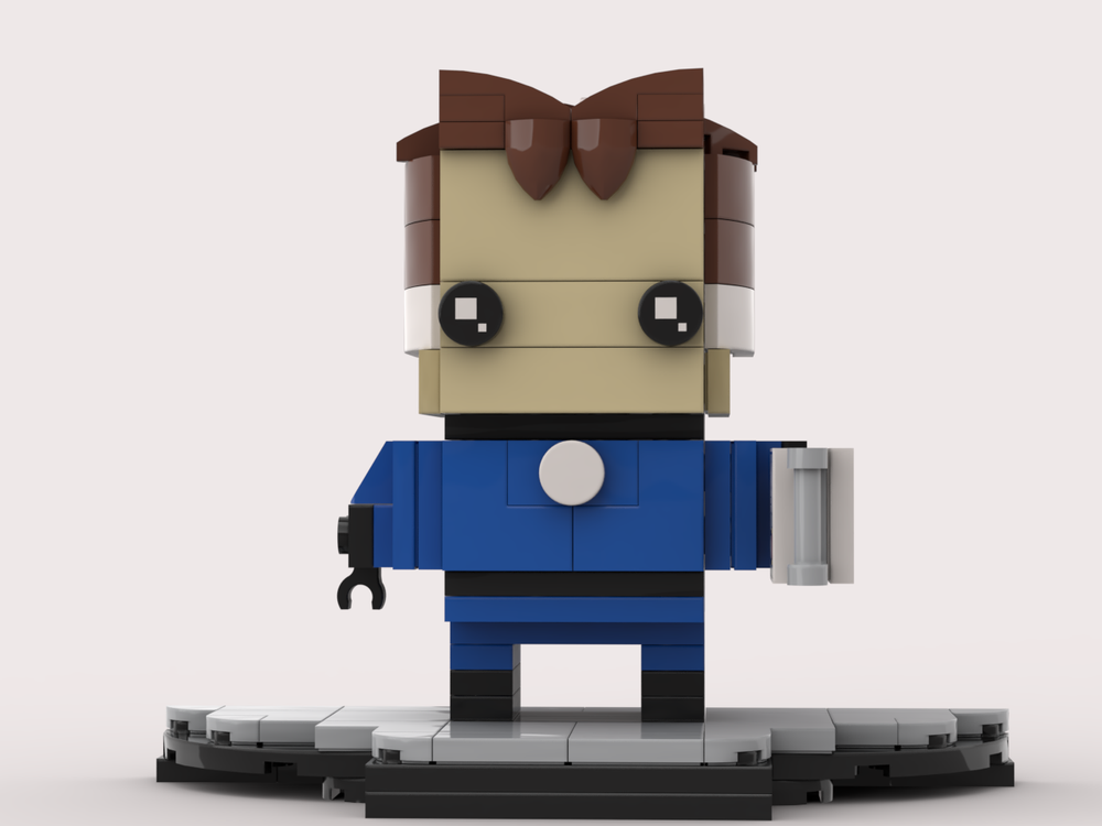 Lego Fantastic 4 Reed Richards aka Mr Fantastic Unstretched Brickheadz