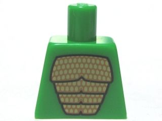 Lego Torso Scales Pattern (Lizard Costume)