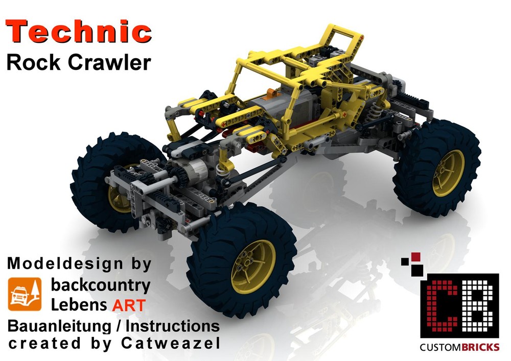 Lego Custom RC Rock Crawler 4x4