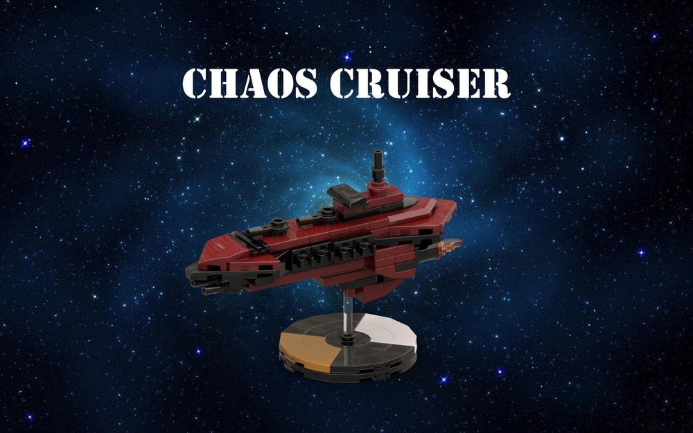 Lego Chaos - Cruiser / Red Corsairs Colour Scheme (Tabletop Scale)