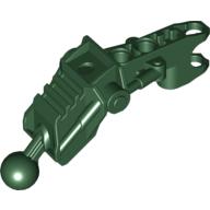 Lego Large Figure Skeletal, Limb, Angular with Ball Joint, and Ball Socket (Av-Matoran) / Dark Green