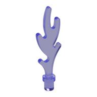 Lego Wave / Flame Rounded with Base Rim / Trans-Purple