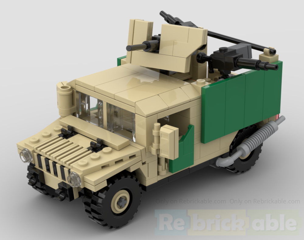Lego HMMWV Modified Gun Truck