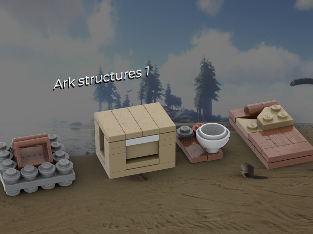 Lego Ark structures 1: basic structrues