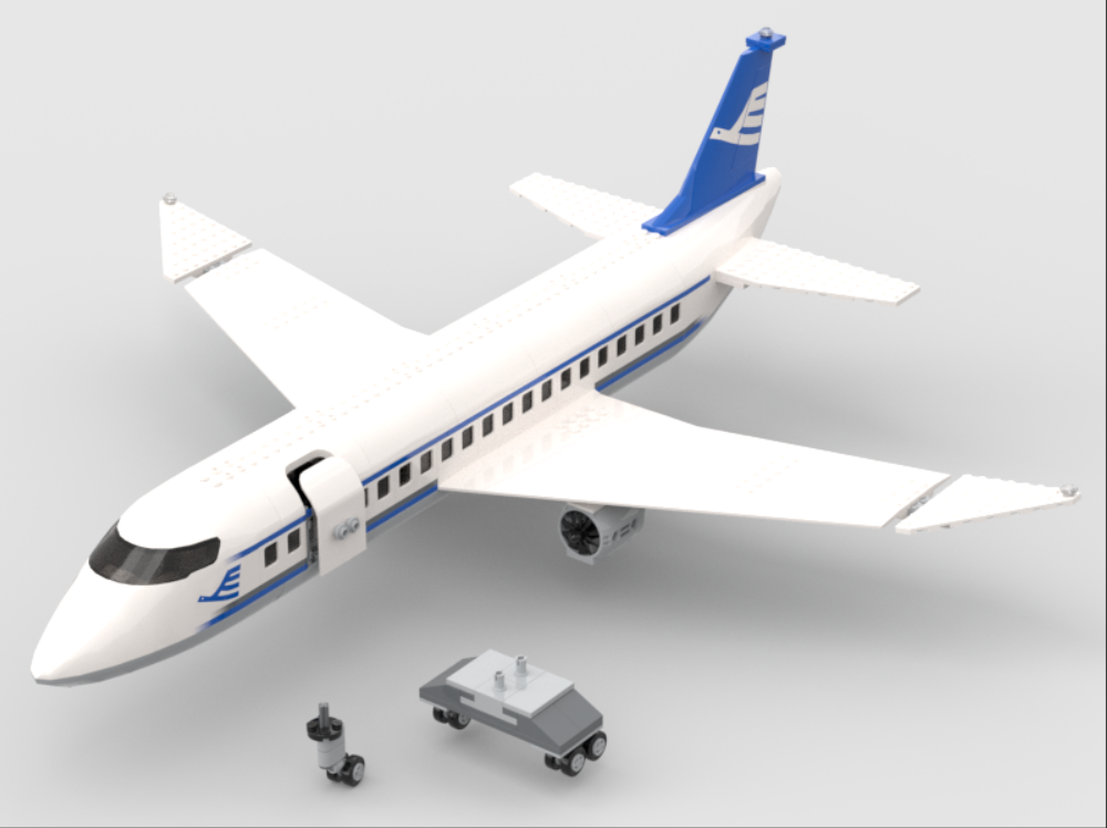 Lego Airplane (7893) Modification
