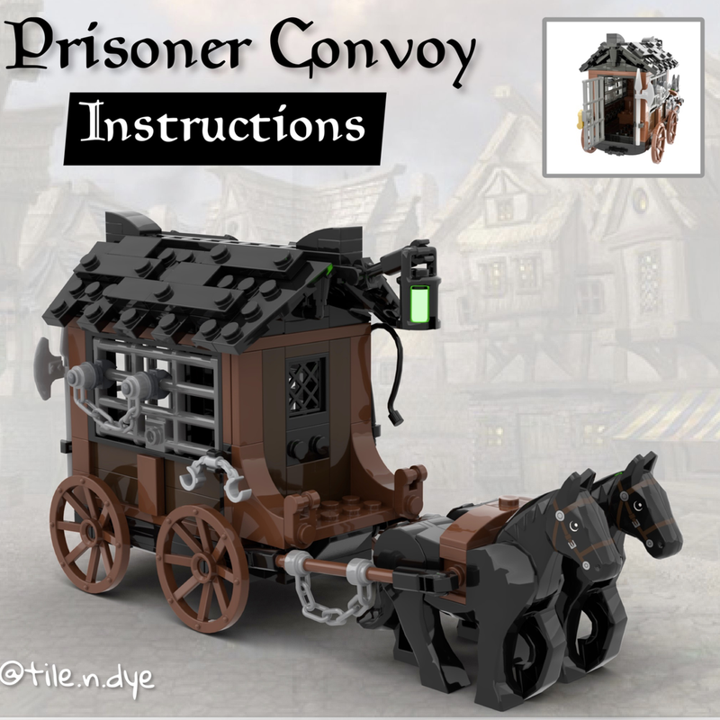 Lego 6055 - LEGO Prisoner Convoy Moc