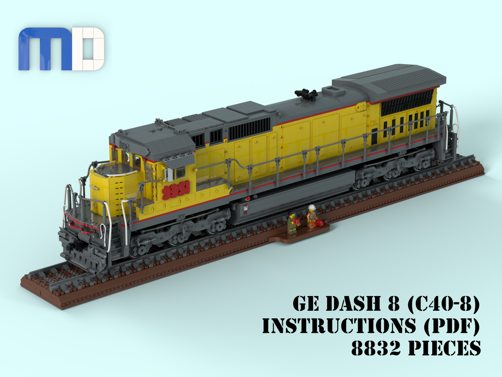 Lego GE Dash 8 (C40-8) MOC