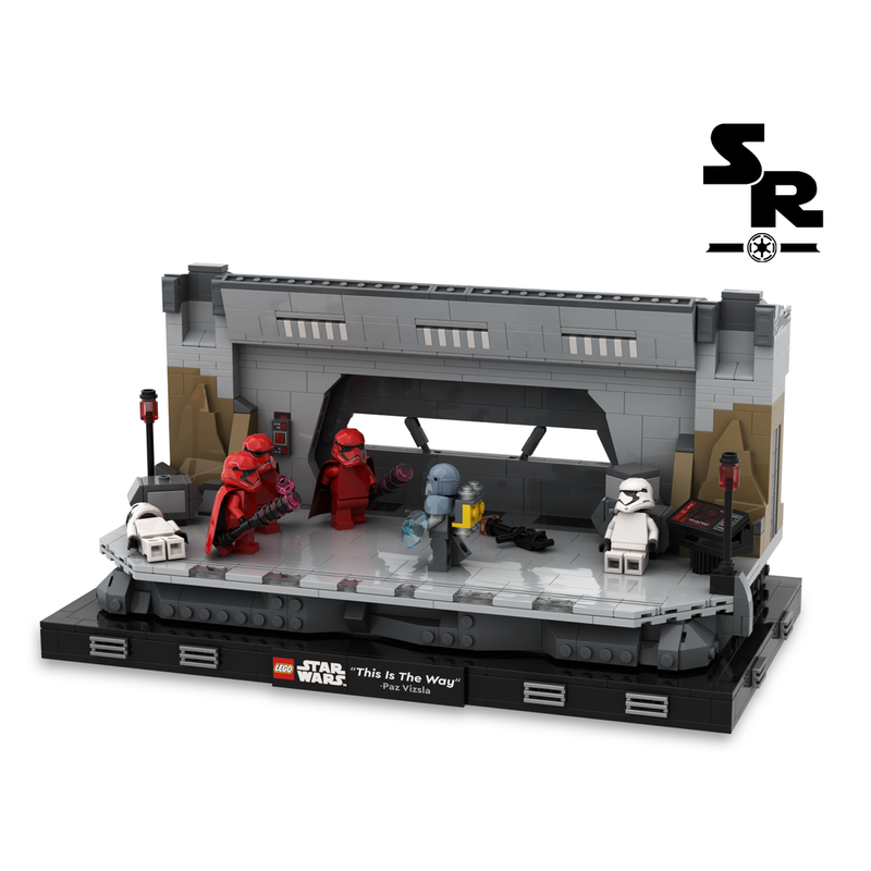 Lego Paz Vizsla's Final Stand Diorama