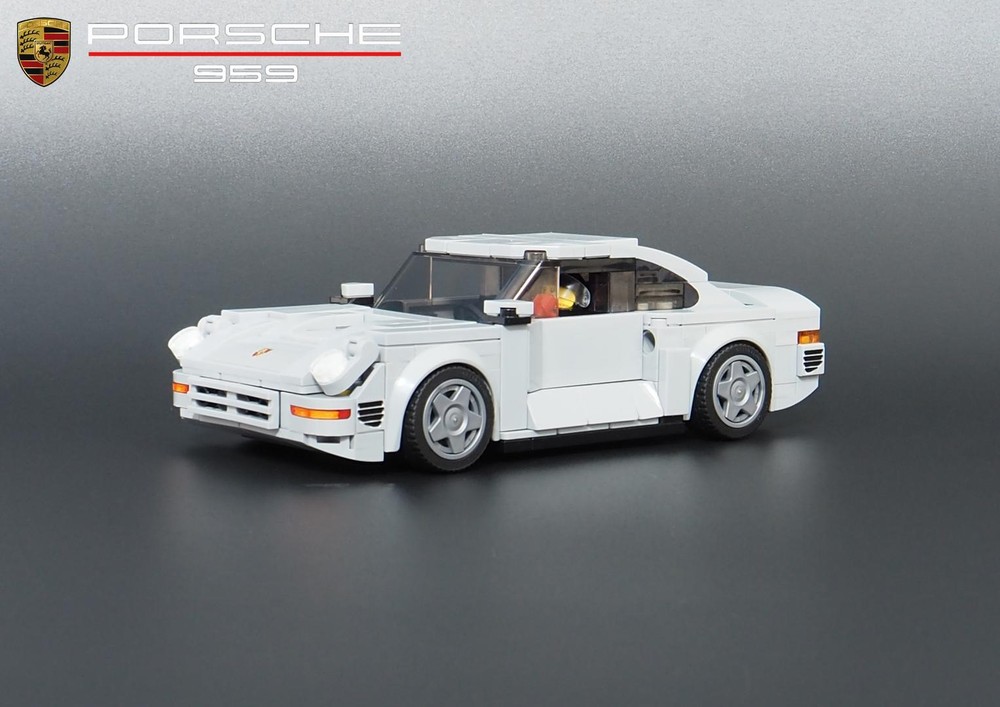 Lego Porsche 959 - Speed Champions 8 Studs wide
