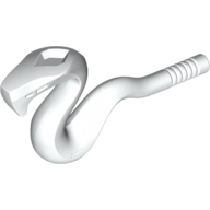 Lego Animal, Snake with Straight Tail / White