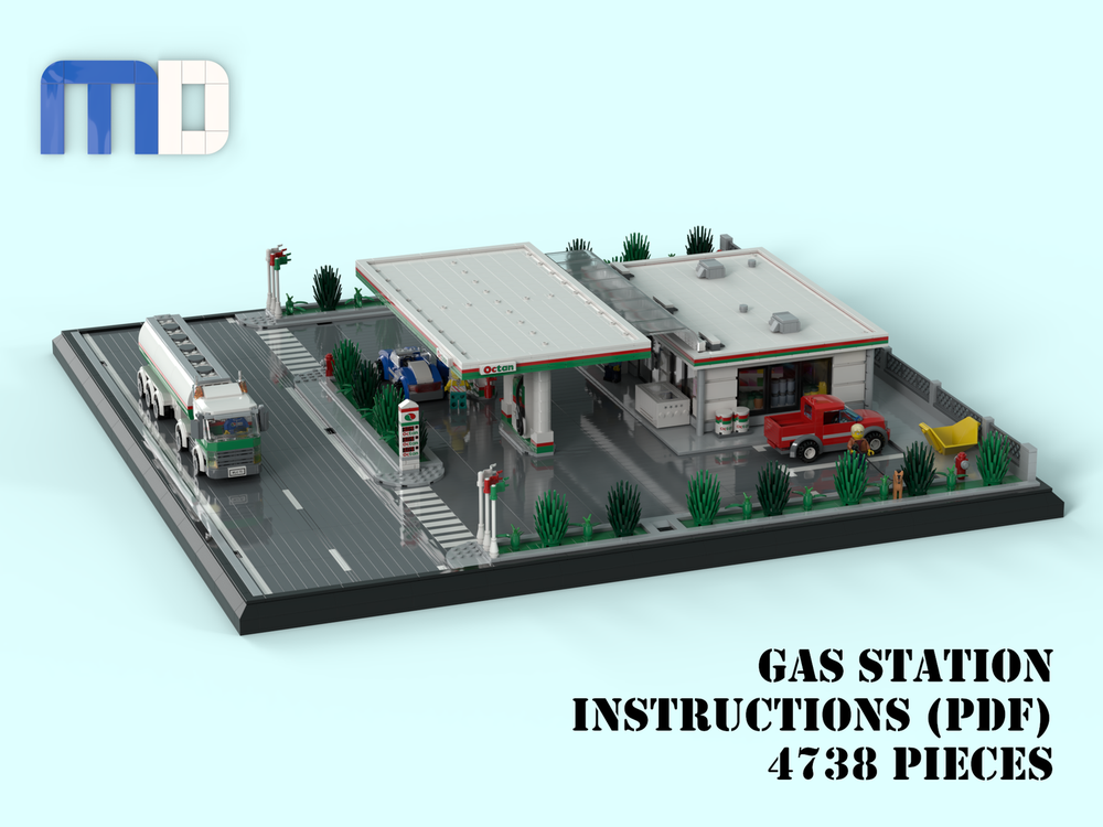 Lego Gas Station MOC