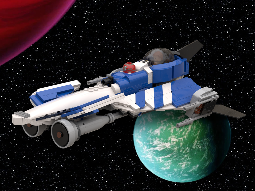 Lego Anakin Skywalker's Azure Angel Modified Delta-7 Aethersprite-class Starfighter