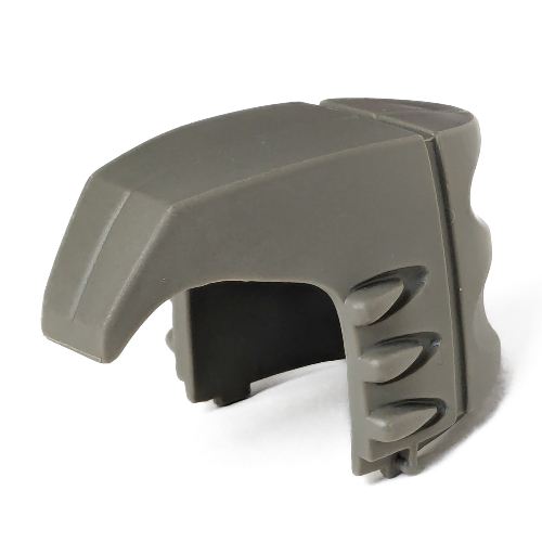 Lego Large Figure Helmet (Kek Powerizer) / Dark Gray