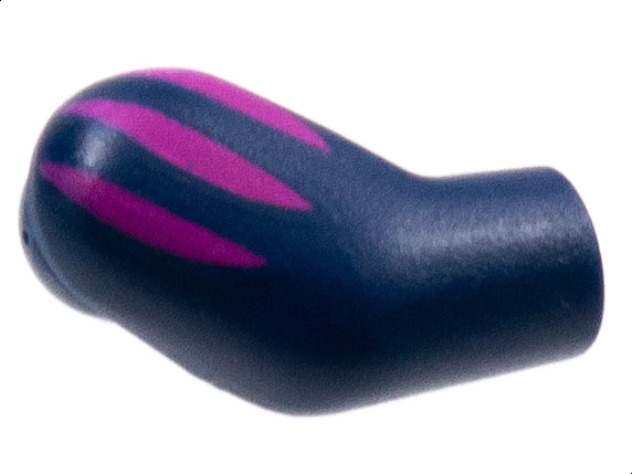 Lego Arm, Right with Magenta Shoulder Stripes Pattern