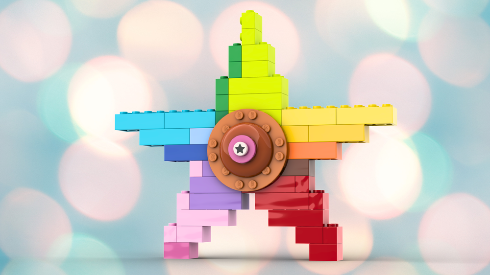 Lego 11029 Rainbow star
