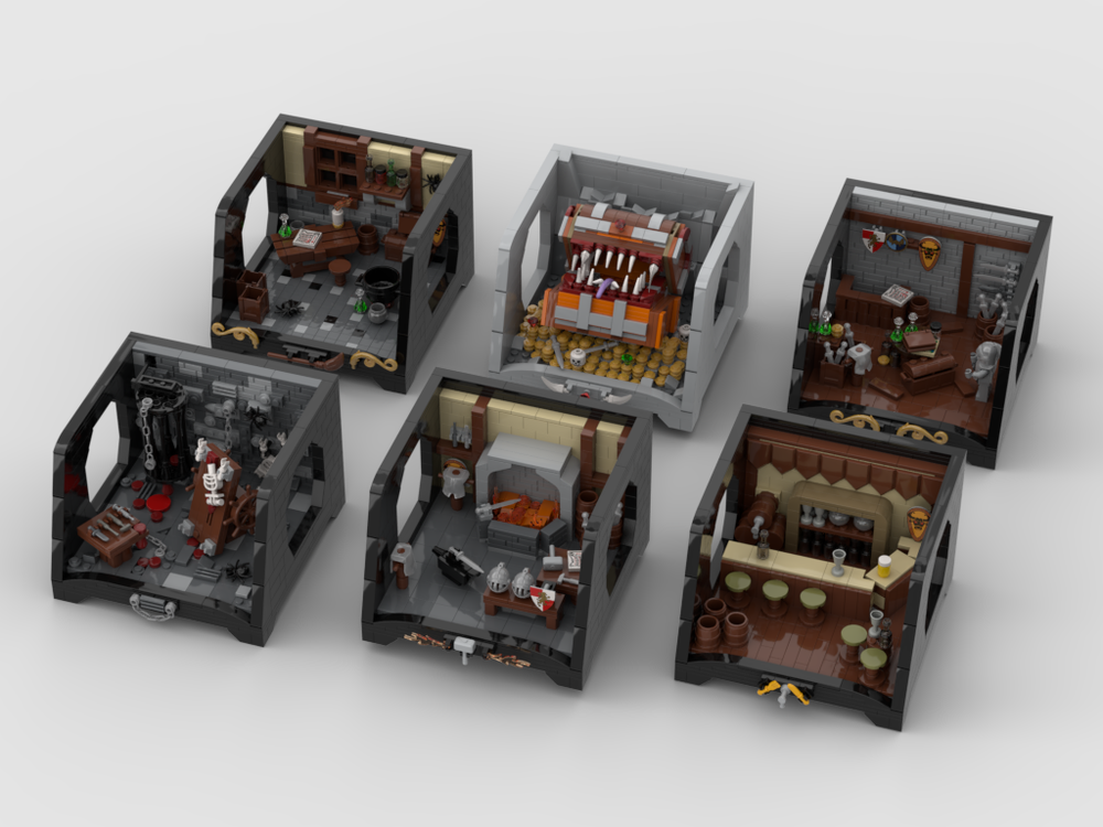 Lego Medieval series | Build from 6 MOCs