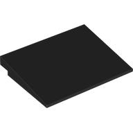 Lego Brick Sloped 10° 6 x 8 / Black