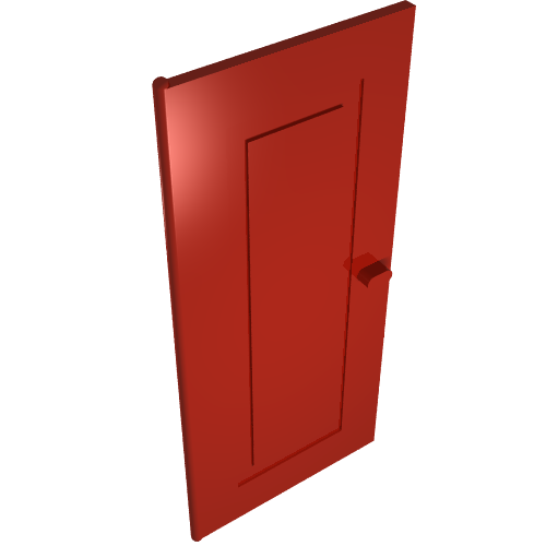 Lego Door 1 x 6 x 10 / Red