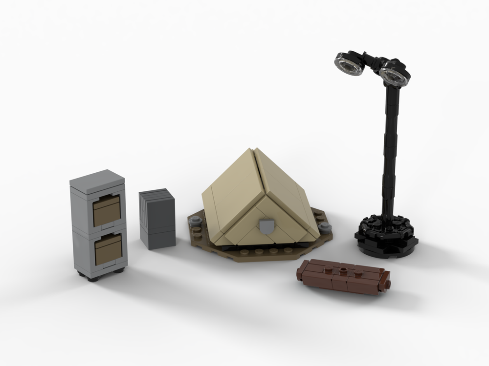 Lego Lost World Hunter Camp Minibuilds