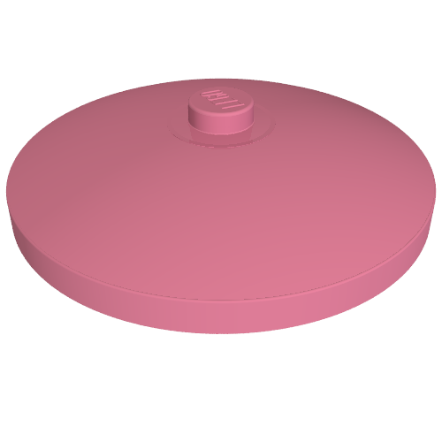 Lego Dish 4 x 4 Inverted [Radar] / Medium Dark Pink