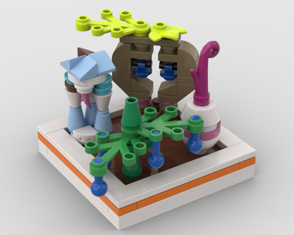 Lego Subnautica Below Zero land plants