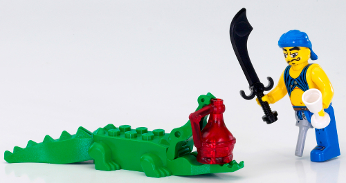Lego Scurvy Dog and Crocodile