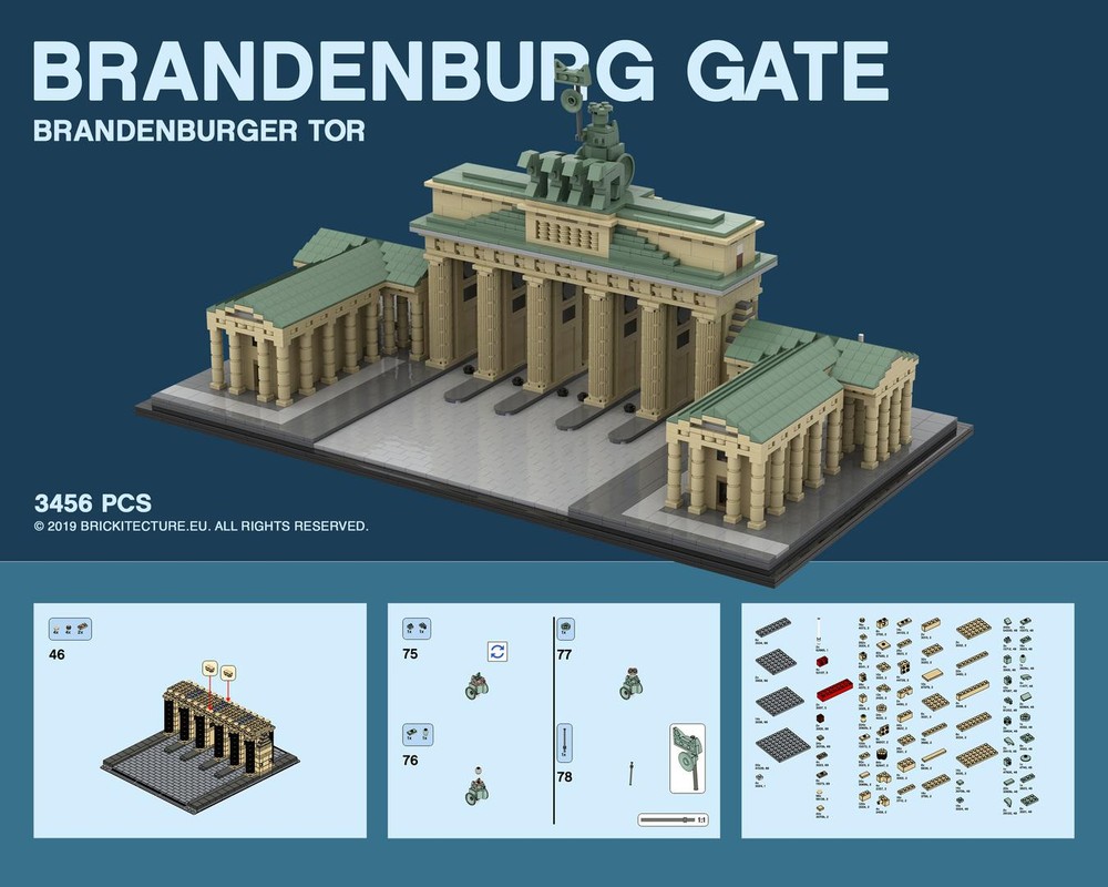 Lego Brandenburg Gate