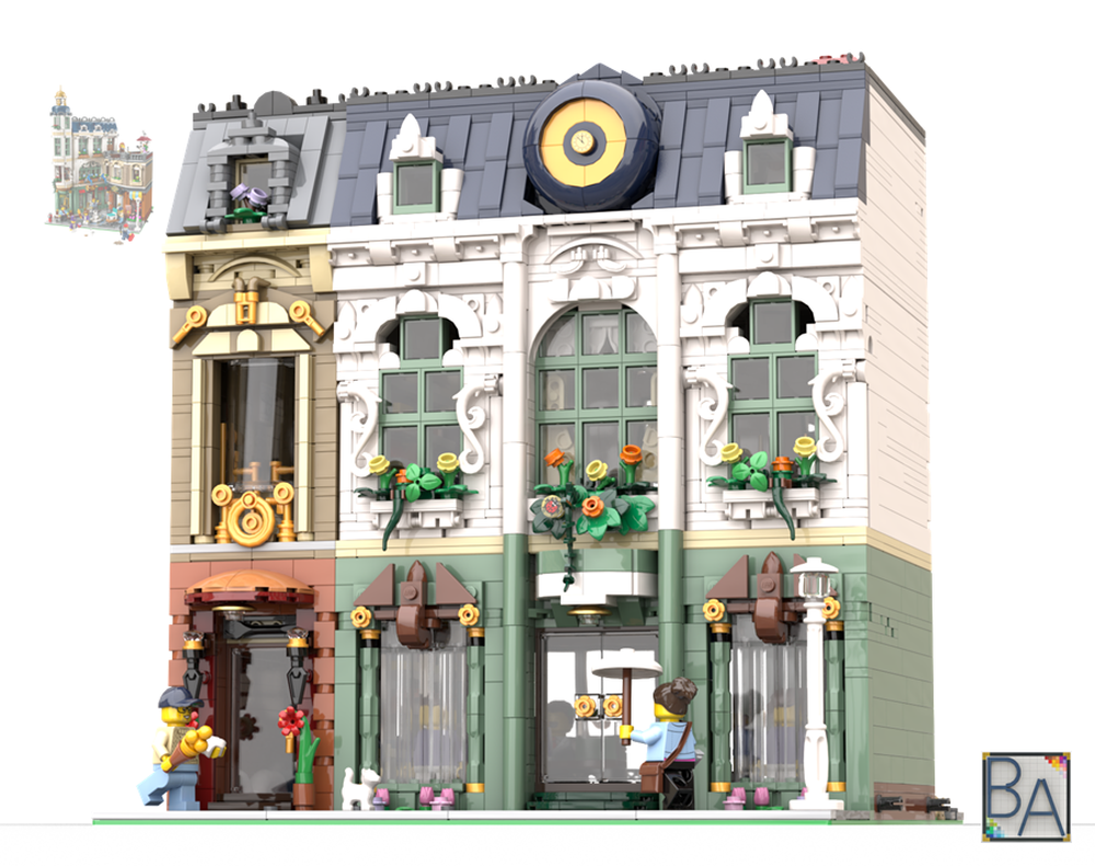 Lego Downtown Shops - Alternate Design of Set 11371