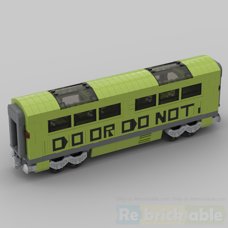 Lego YODA passanger train car vagon