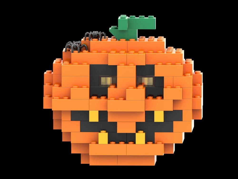 Lego Happy Halloween Pumpkin Head