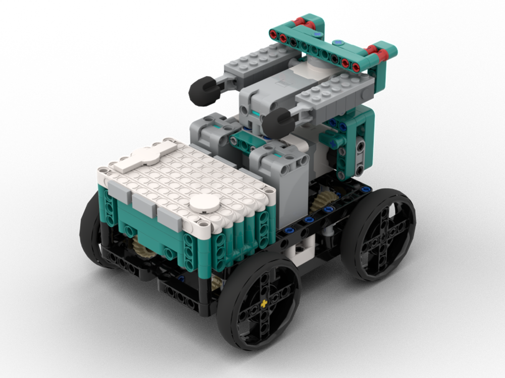 Lego 4x4 Mindstorms Chassis with missile launcher