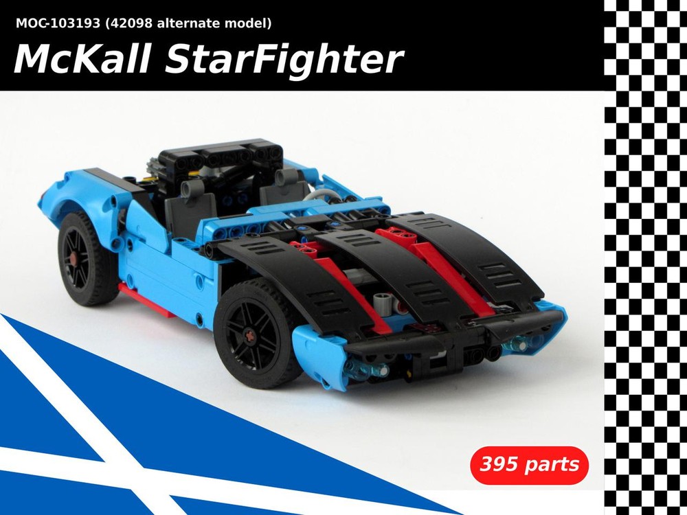Lego 42098 alternate - McKall StarFighter